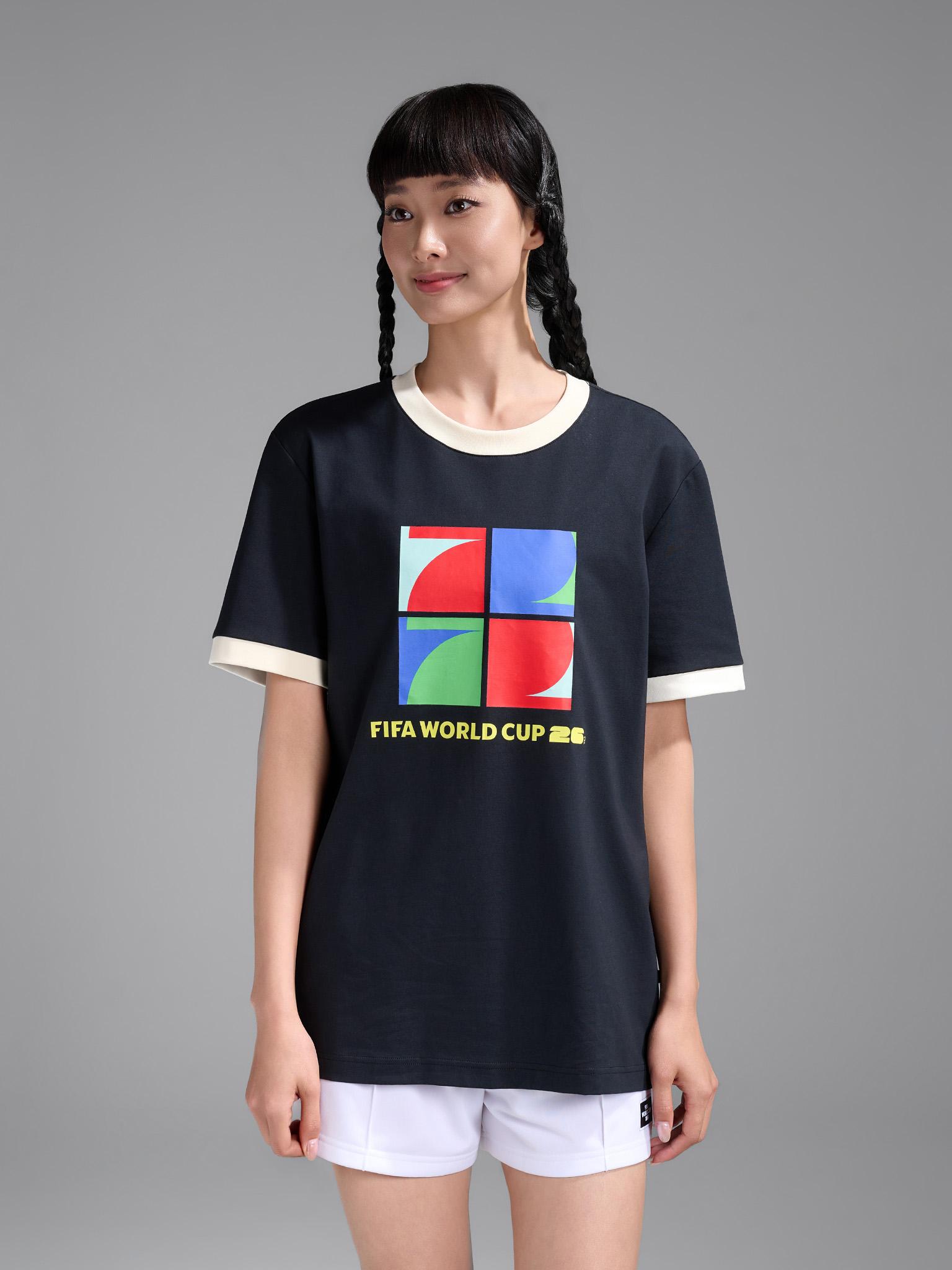 Áo Tshirt Cotton Compact Colored Rib World Cup Mosaic 26 - 4