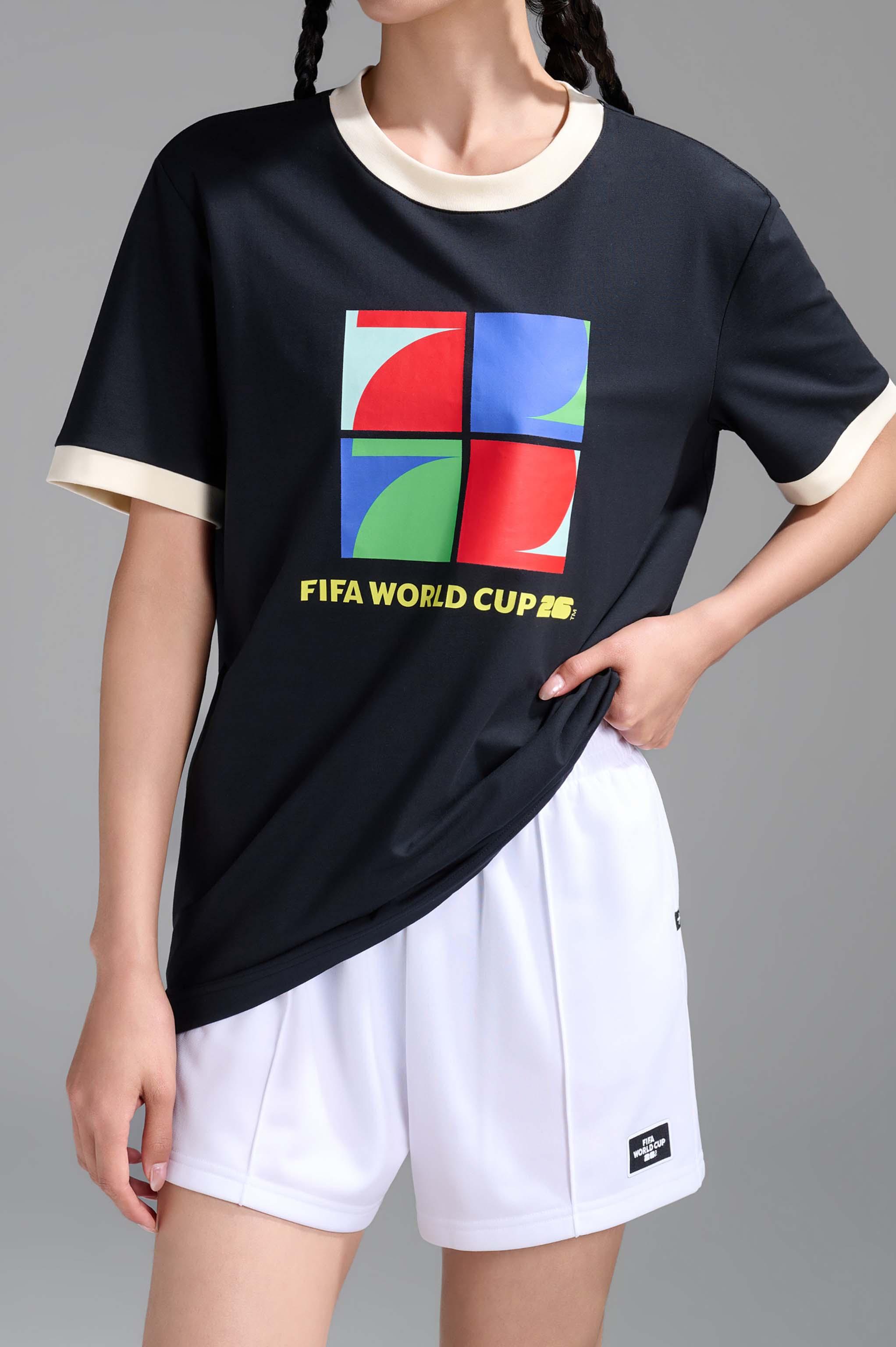 Áo Tshirt Cotton Compact Colored Rib World Cup Mosaic 26
